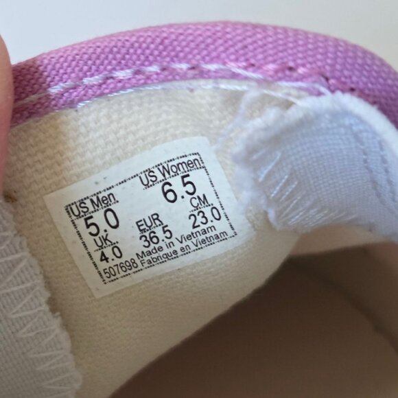 Vans Shoes Womens 6.5 Pink Orchid Classic Slip On Sneakers NWOB - Picture 10 of 10